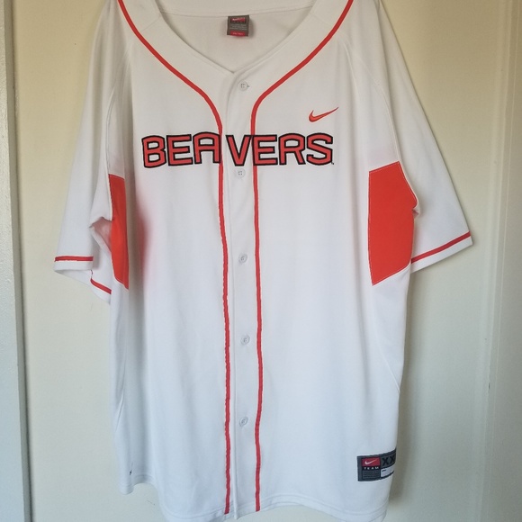 Men's 2XL Beavers Baseball Style Jersey …